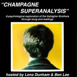 Lena Dunham and Ben Lee's Champagne Superanalysis poster