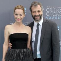 Leslie Mann with Judd Apatow