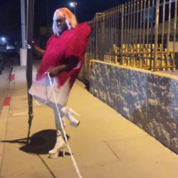 Lil Nas X is being slammed for dressing as a bloodied tampon for Halloween