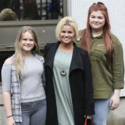 Kerry Katona with daughters Lilly-Sue and Molly
