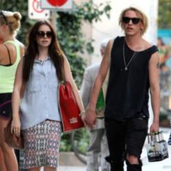 Lily Collins and Jamie Campbell Bower 
