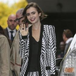 Lily Collins loves Zara and Topshop on the high street
