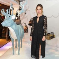 Lily James at Harrods