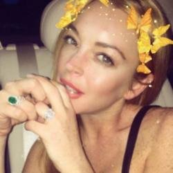Lindsay Lohan (c) Instagram