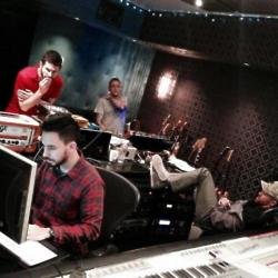 Linkin Park in the studio