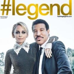 Nicole Richie and Lionel Richie on #legend cover