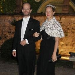 Lord Nicholas Windsor and wife Paola