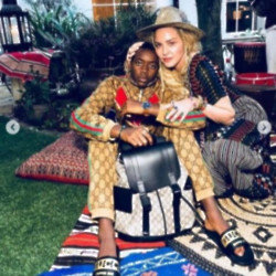 Madonna and David Banda [Instagram]