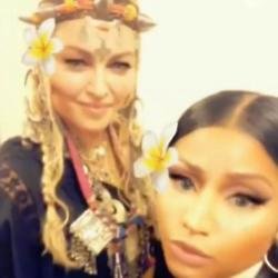 Madonna and Nicki Minaj (c) Instagram
