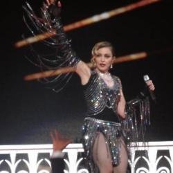 Madonna on her Rebel Heart Tour