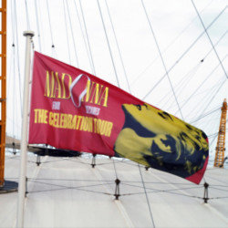 Madonna's flag will fly at The O2