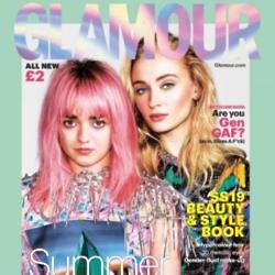 Maisie Williams and Sophie Turner cover GLAMOUR UK 