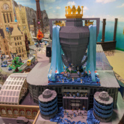 Manchester City's Premier League win has been commemorated with Lego