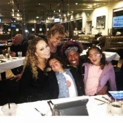 Mariah Carey, Nick Cannon, and their children