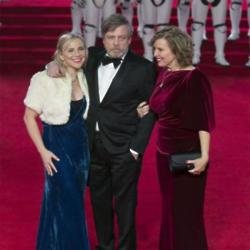 Mark Hamill with his wife and daughter