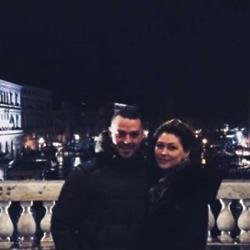 Matt and Emma Willis on Venice Bridge (c) Instagram 