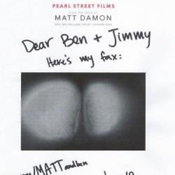 Matt Damon's fax to Ben Affleck and Jimmy Kimmel