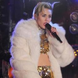 Miley Cyrus at Dick Clark's New Year's Rockin' Eve With Ryan Seacrest