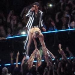 Miley Cyrus and Robin Thicke