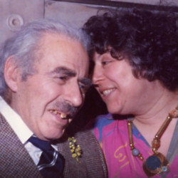 Miriam Margolyes and her dad