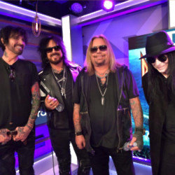 Motley Crue are recording new music before starting the European leg of their tour