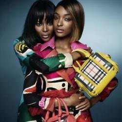 Naomi Campbell and Jourdan Dunn in Burberry campaign