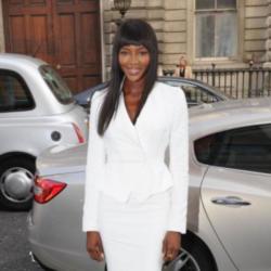 Naomi Campbell arriving at The Face launch