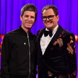 Noel Gallagher and Alan Carr
