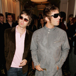 Oasis Liam Gallagher and Noel Gallagher - 2005 - Getty Images - Q Awards