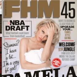 Pamela Anderson covers FHM Photo by: Emma Dunlavey/JME Photo/RAW