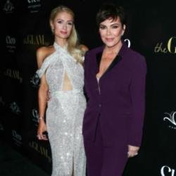 Paris Hilton and Kris Jenner at The Glam App launch 