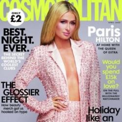 Paris Hilton covers Cosmopolitan
