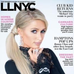 Paris Hilton on the cover of LLNYC