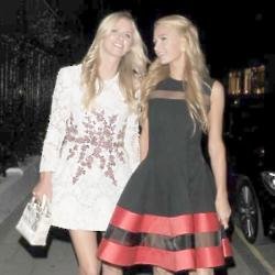Paris Hilton with her sister Nicky