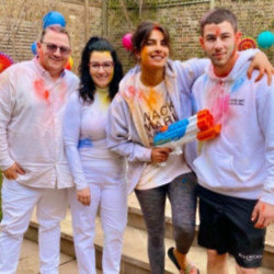 Paul and Denise Jonas, Priyanka Chopra and Nick Jonas (c) Instagram