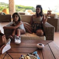 Penelope Disick and Kourtney Kardashian (c) Instagram 