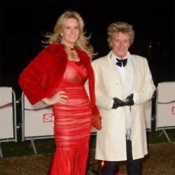 Penny Lancaster and Sir Rod Stewart 