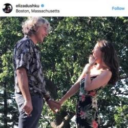 Peter Palandjian and Eliza Dushku (c) Instagram 