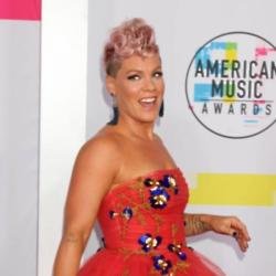 Singer Pink arriving at the AMAs
