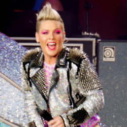 Pink was left stunned when a fan threw her mum’s ashes on stage in a pouch