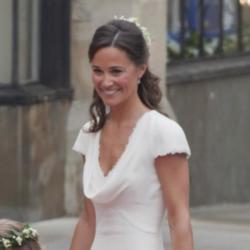 Pippa Middleton as the royal bridesmaid 