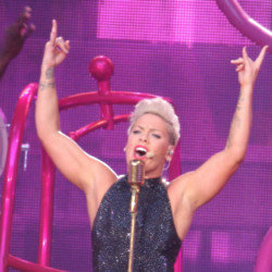 Pink has vowed to keep doing stunts to entertain her fans