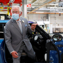 Prince Charles visits BMW MINI