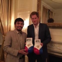 Prince Harry and Manny Pacquiao (c) Instagram 