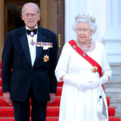 Prince Philip and Queen Elizabeth's names have been added to their grave