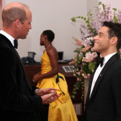 Prince William and Rami Malek