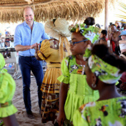 Prince William impressed locals with his hip-busting moves