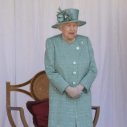 Queen Elizabeth was absent from the service in London