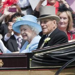 Britain's Prince Philip and Queen Elizabeth