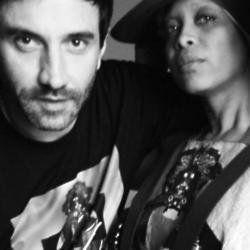 Ricardo Tisci and Erykah Badu's Instagram picture